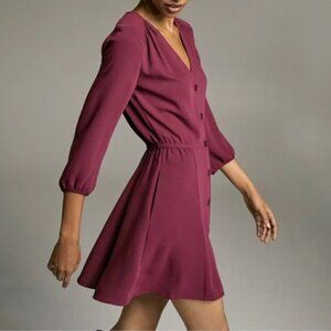 Aritzia Babaton Day Dress in Barolo in Size XS